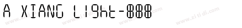 A XIANG Light字体转换